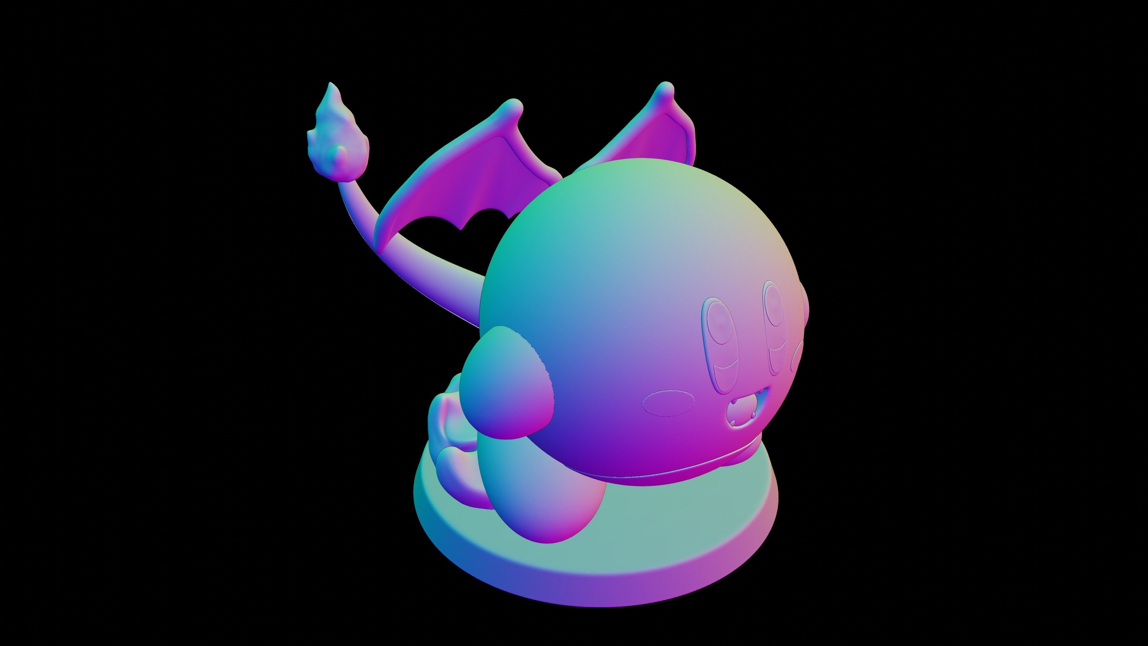 KIRBY - CHARIZARD POKEMON  3D print model_18