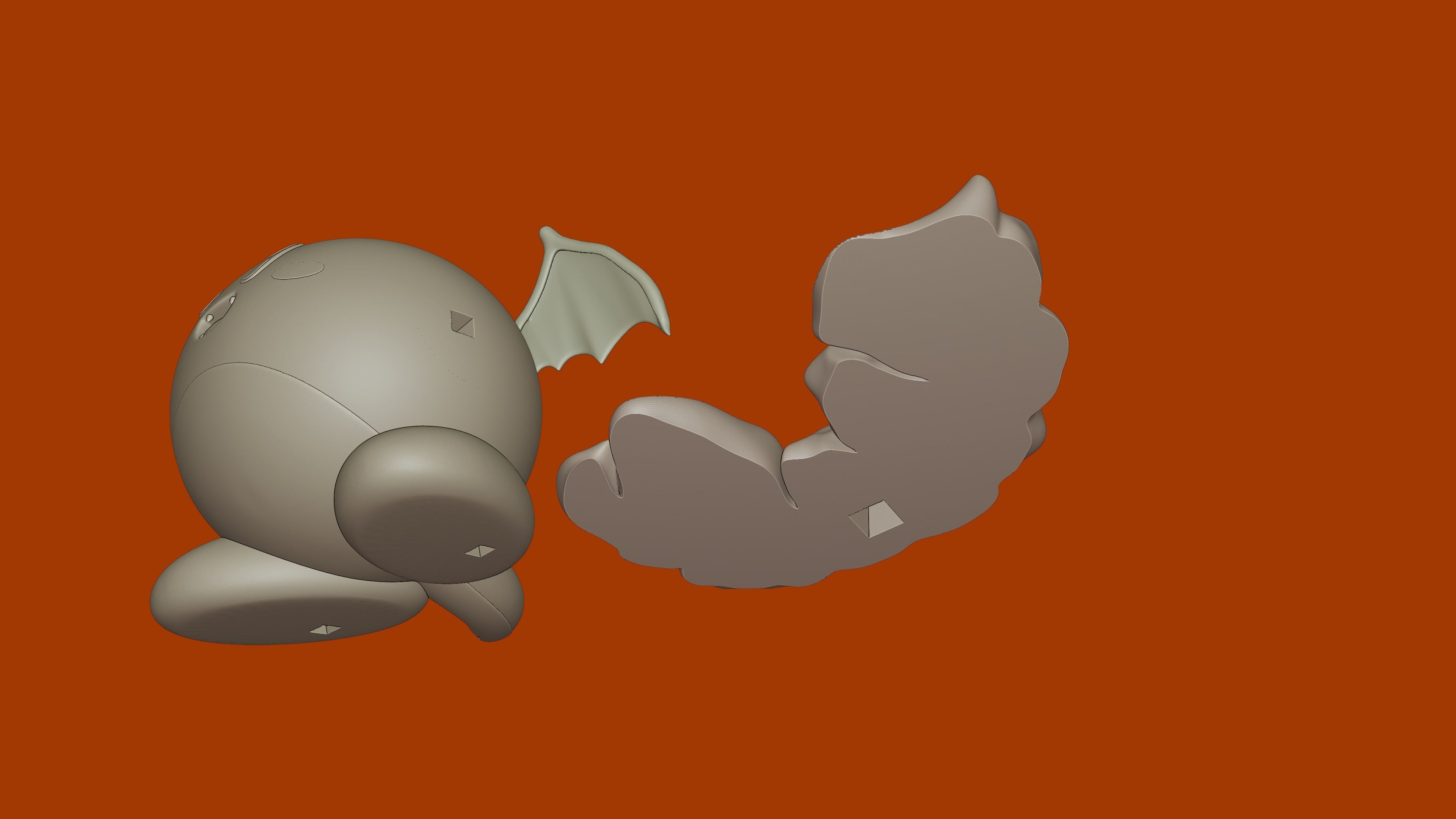 KIRBY - CHARIZARD POKEMON  3D print model_10