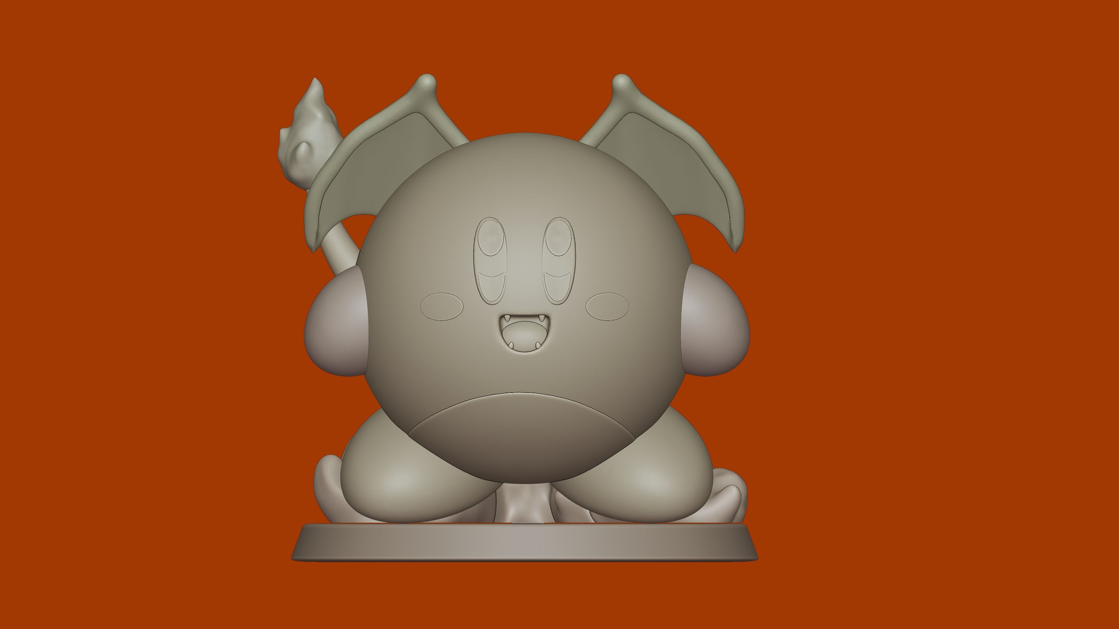 KIRBY - CHARIZARD POKEMON  3D print model_12