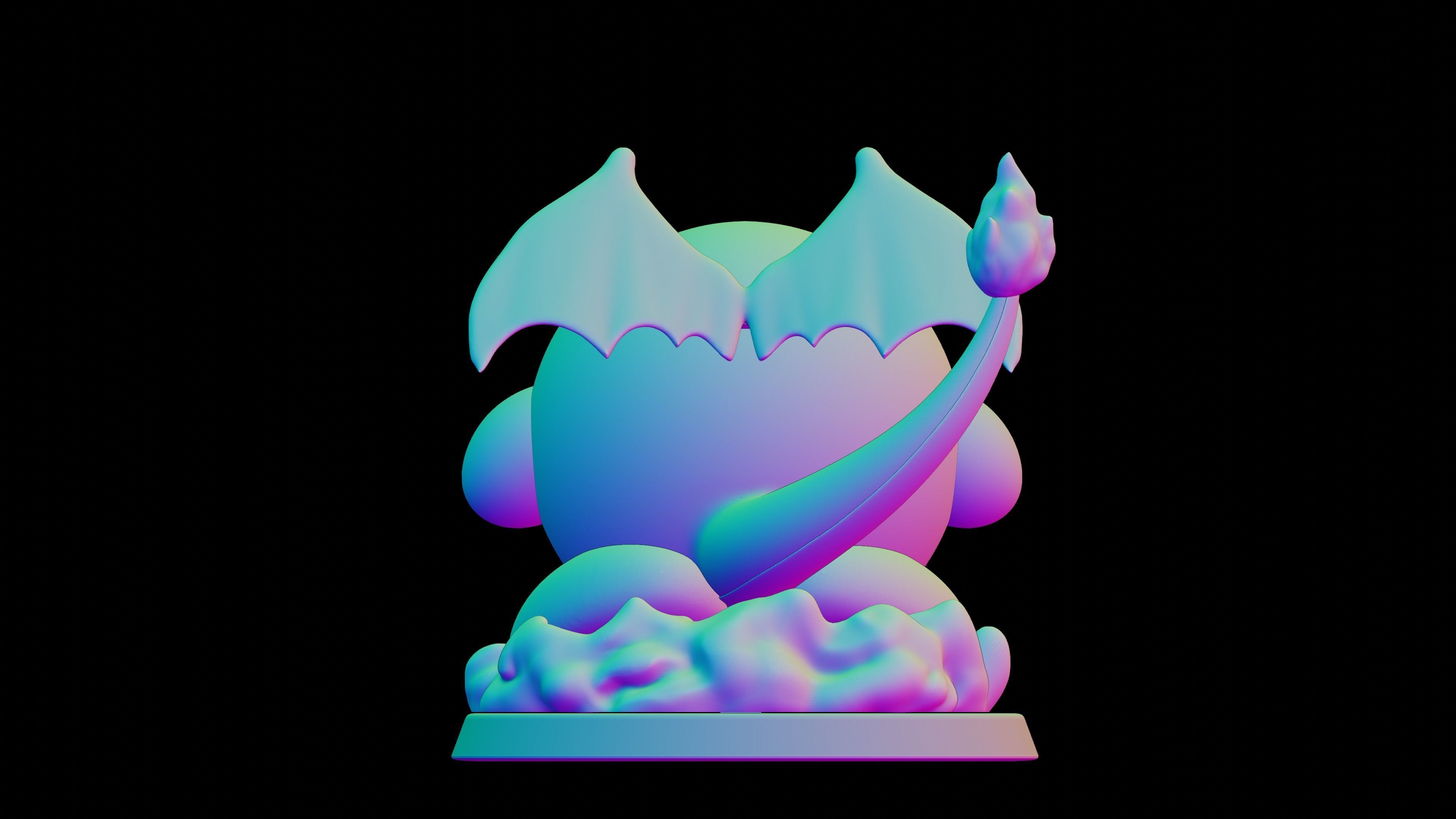 KIRBY - CHARIZARD POKEMON  3D print model_16