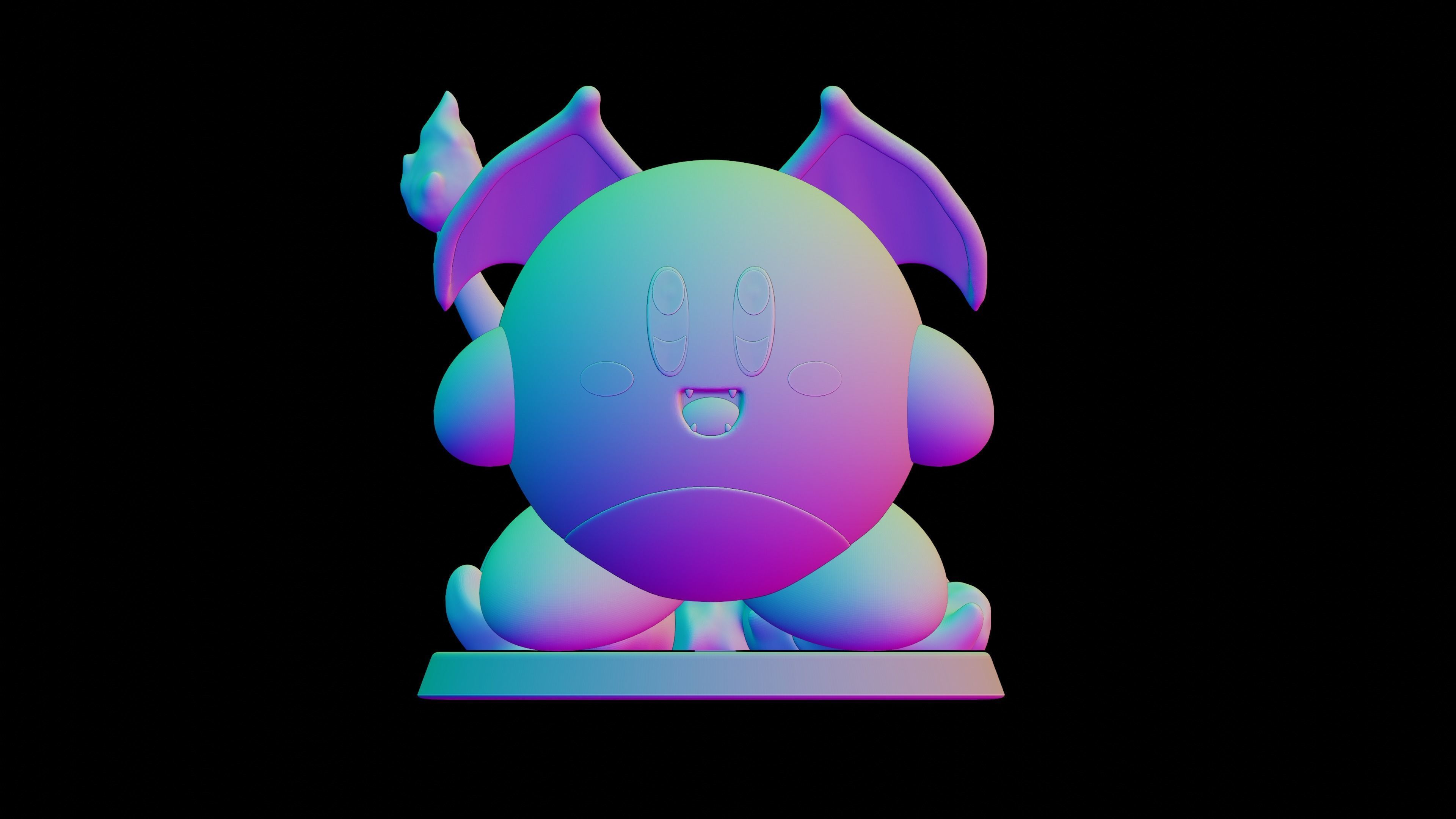 KIRBY - CHARIZARD POKEMON  3D print model_11