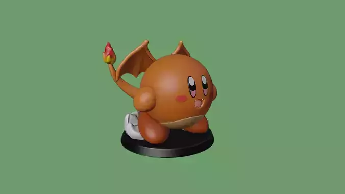 KIRBY - CHARIZARD POKEMON  3D print model
