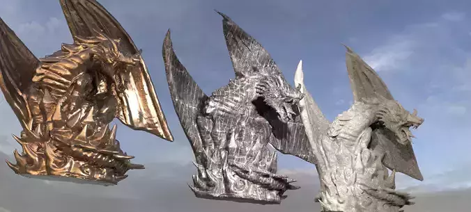 Dragon Monolith statue Rocks