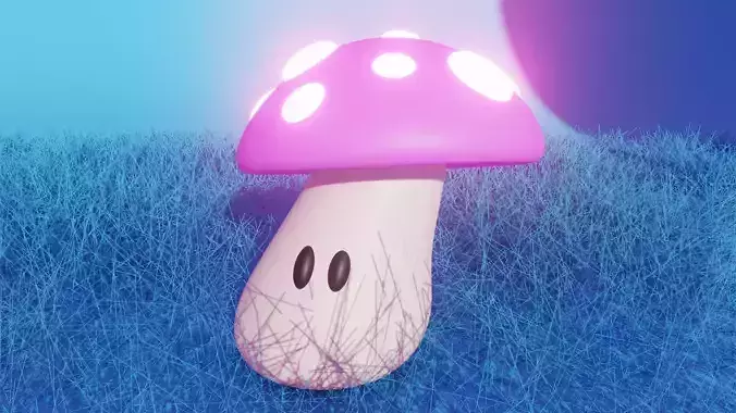 Mushroom in grass