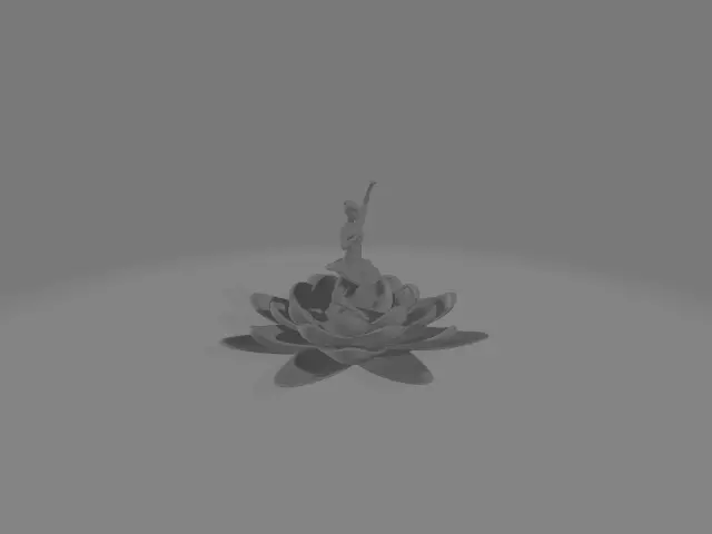 swan ballet 3D print model_0