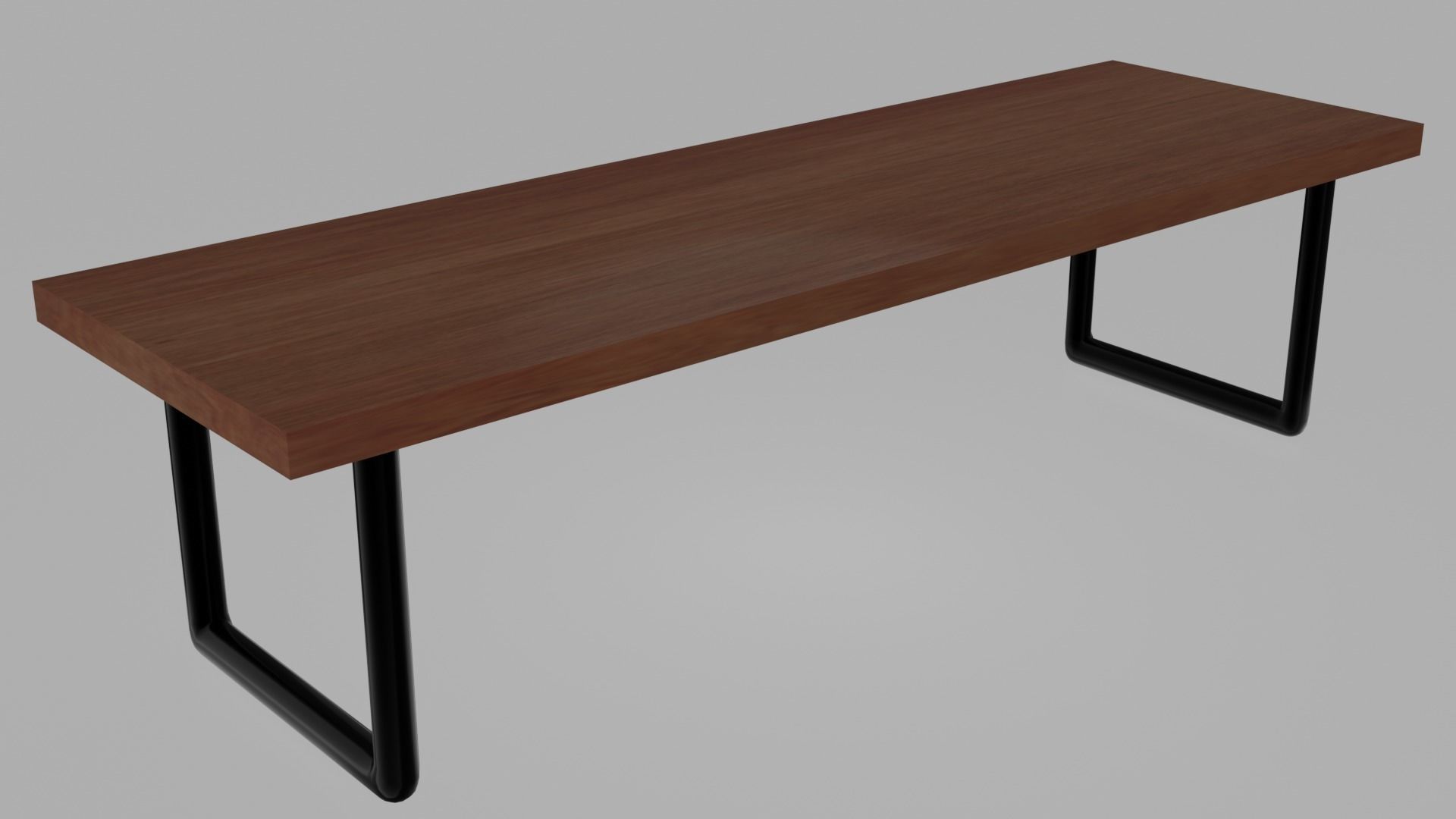 Simple Table Low-poly 3D model_5