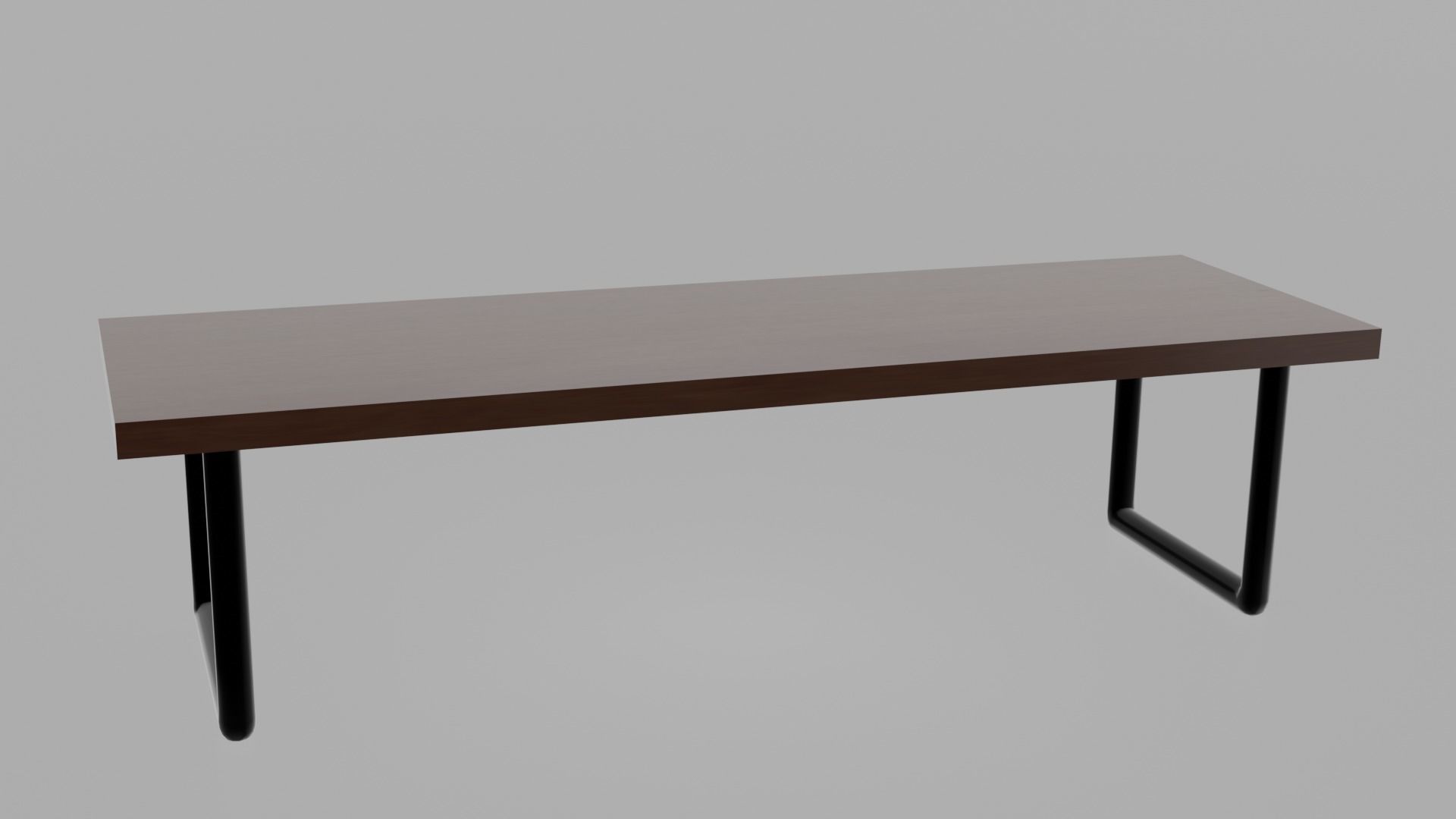 Simple Table Low-poly 3D model_6