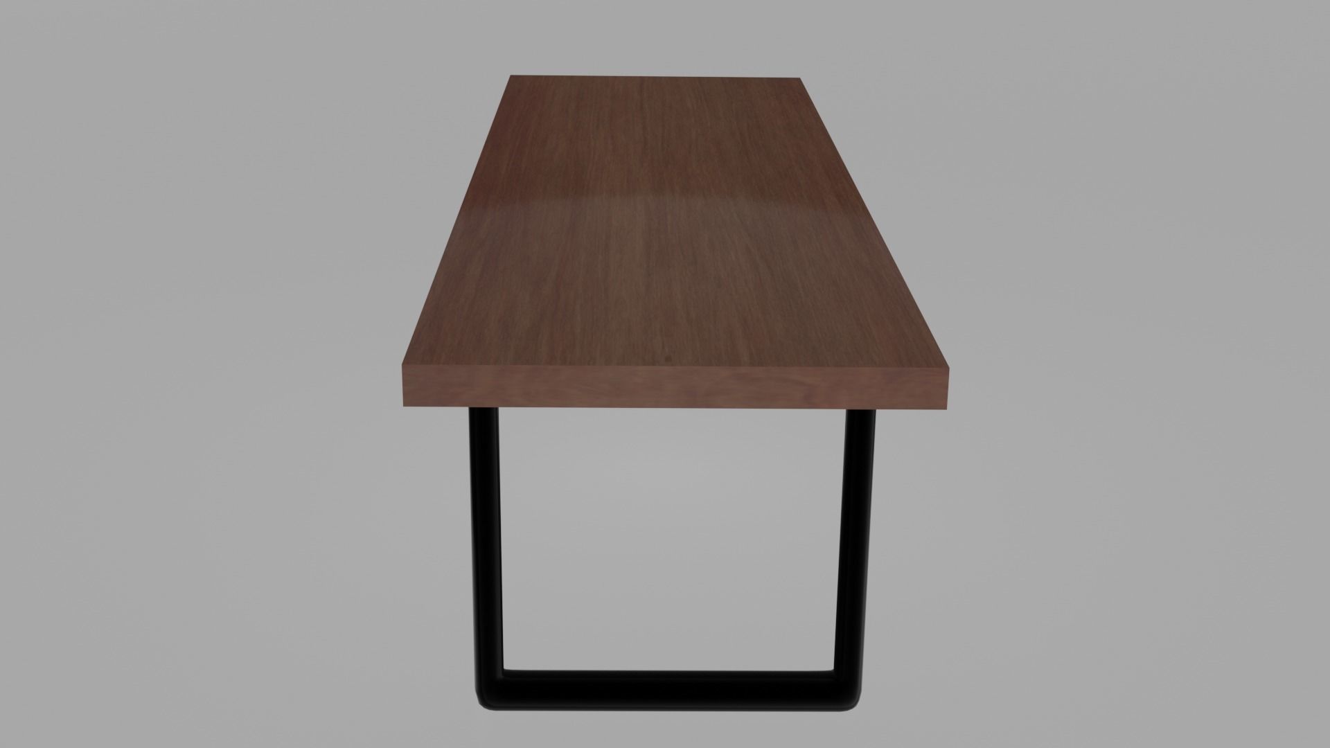 Simple Table Low-poly 3D model_7