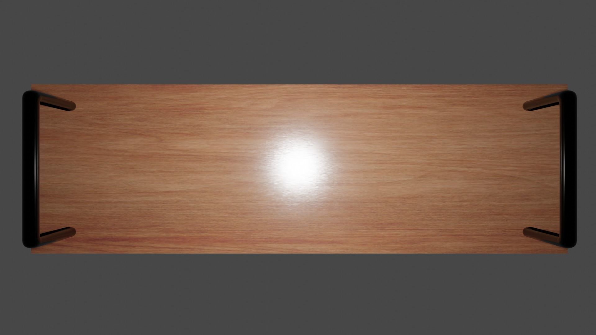 Simple Table Low-poly 3D model_4