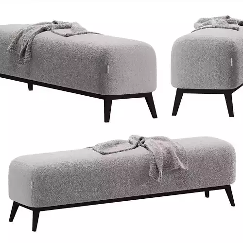 Bench Lincoln by Dantone Home 3D model