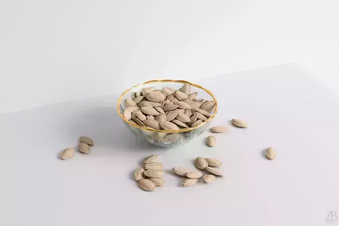 Pumpkin Seed 3D model