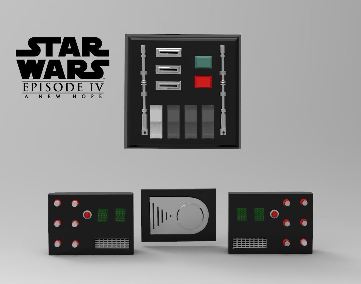 darth vader costume a new hope 3D print model_2