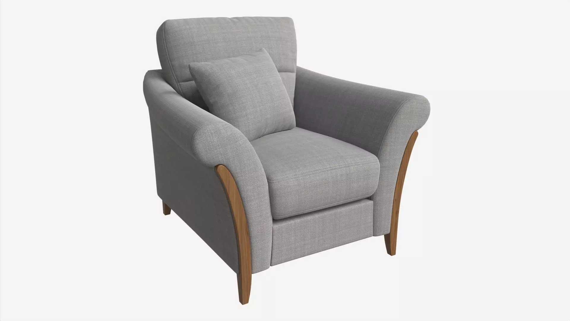 Armchair Ercol Trieste 3D model_0