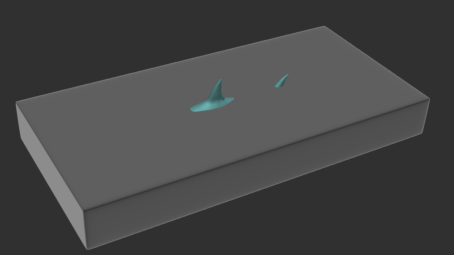 Shark Fin and Tail - Creative Decoration - STL Printable 3D print model_17