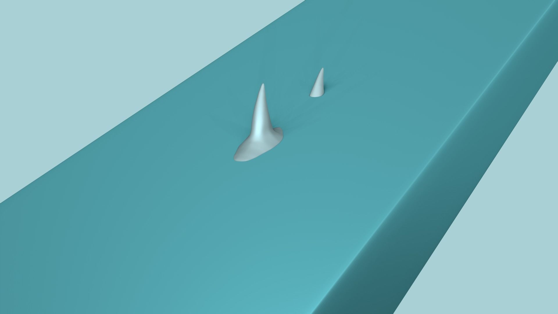 Shark Fin and Tail - Creative Decoration - STL Printable 3D print model_10