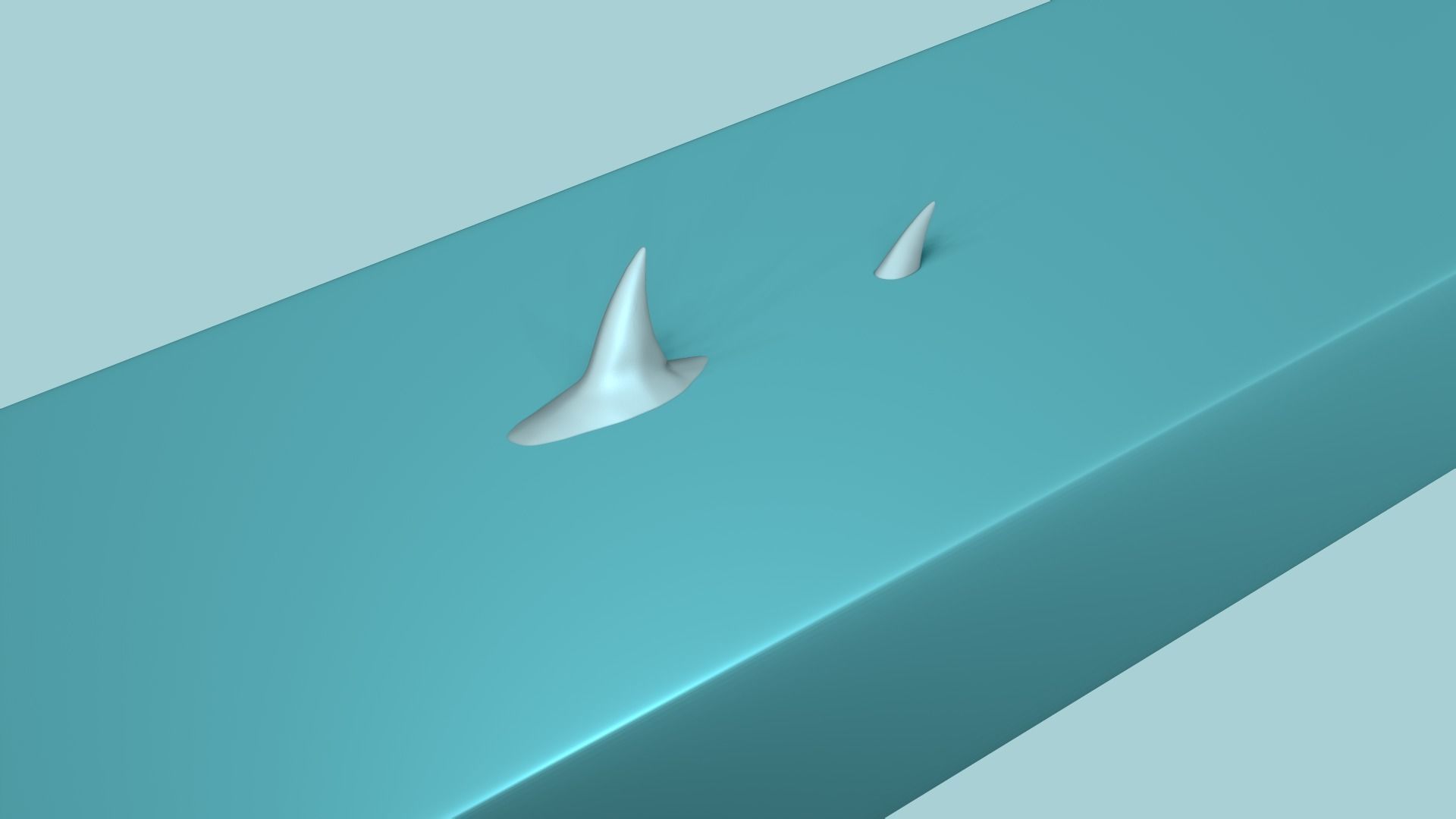 Shark Fin and Tail - Creative Decoration - STL Printable 3D print model_9