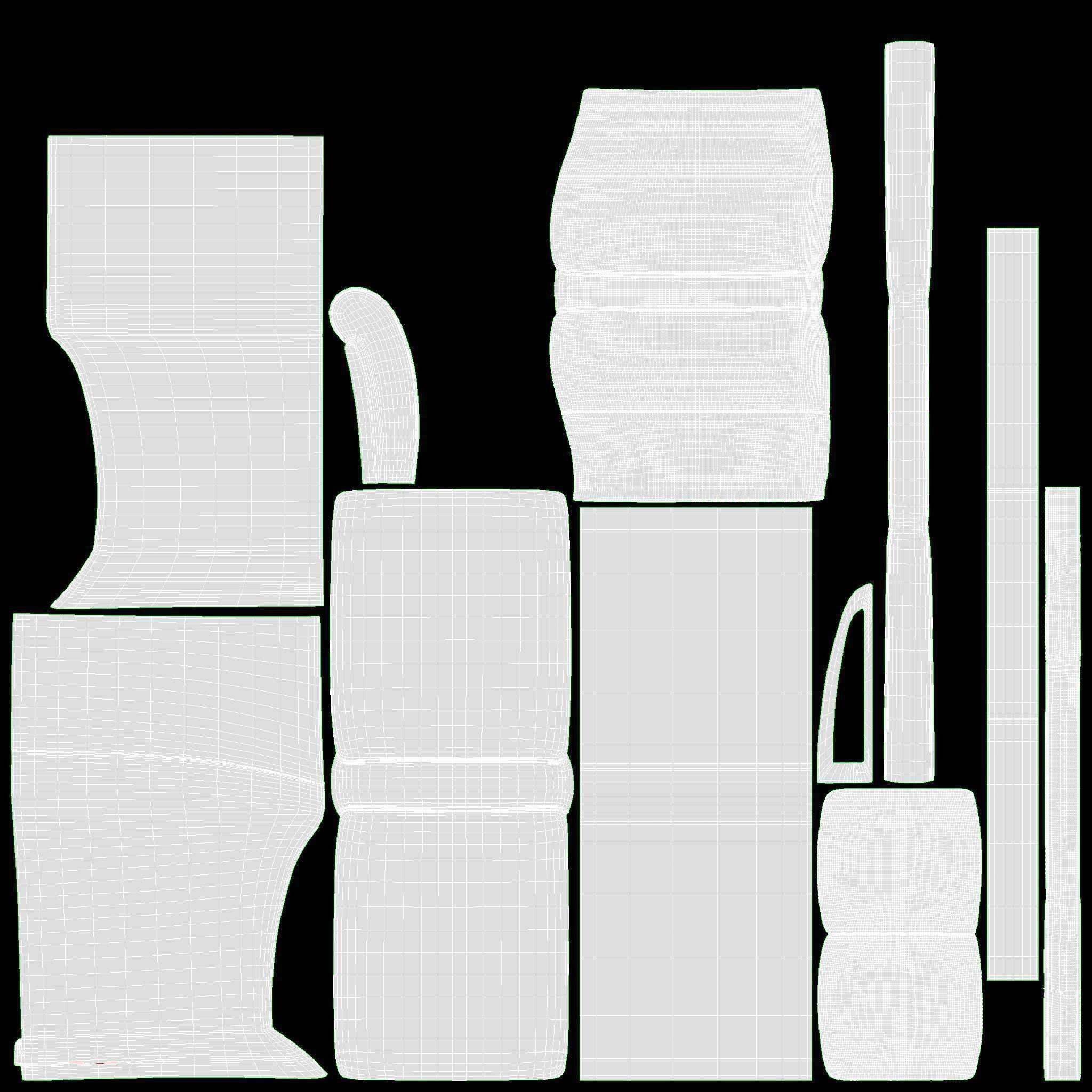 Petite LHF Unit Ercol Trieste 3D model_8