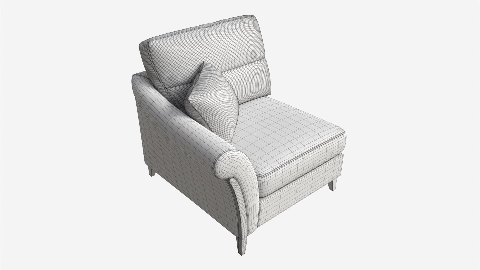 Petite LHF Unit Ercol Trieste 3D model_5