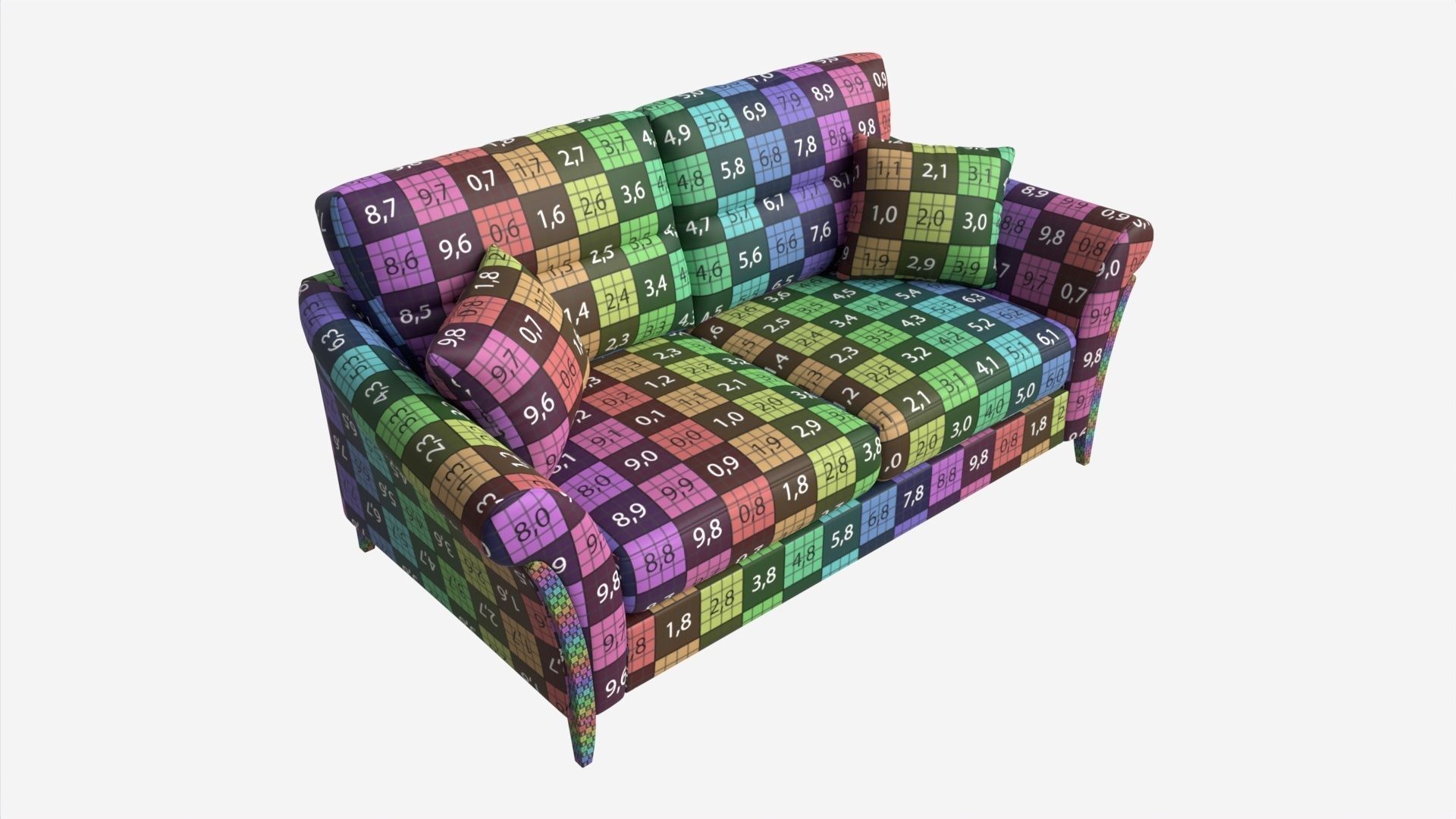 Sofa Medium Ercol Trieste 3D model_6
