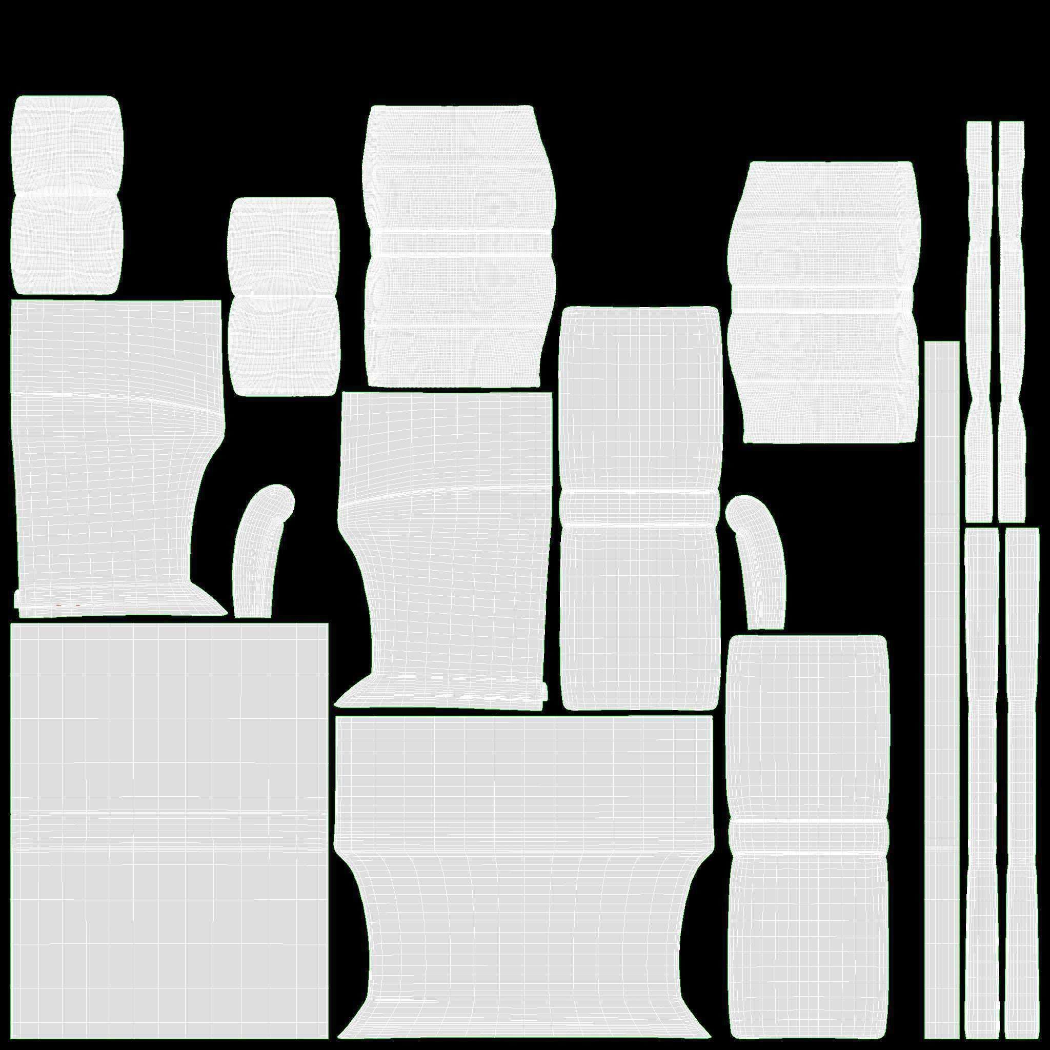 Sofa Medium Ercol Trieste 3D model_7