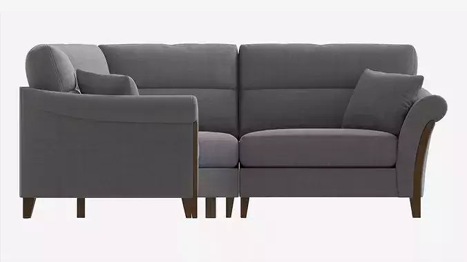 Module Corner Sofa Ercol Trieste 01 3D model 6