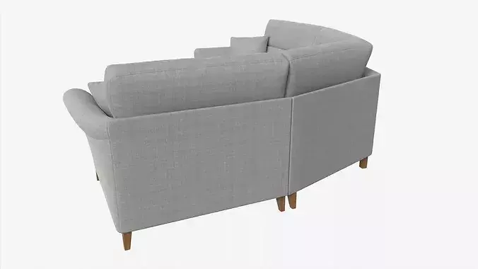 Module Corner Sofa Ercol Trieste 01 3D model 3