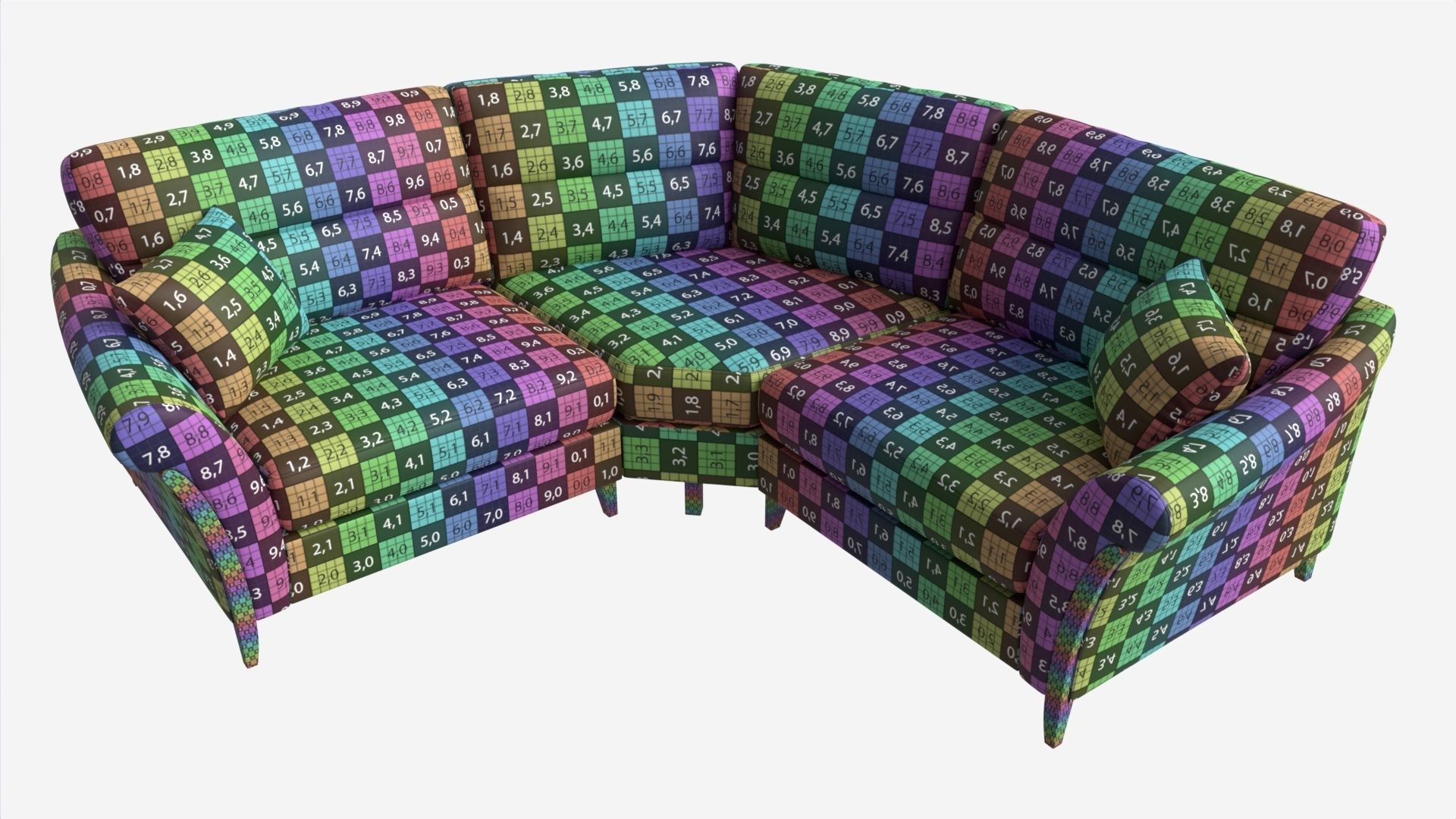 Module Corner Sofa Ercol Trieste 01 3D model_7