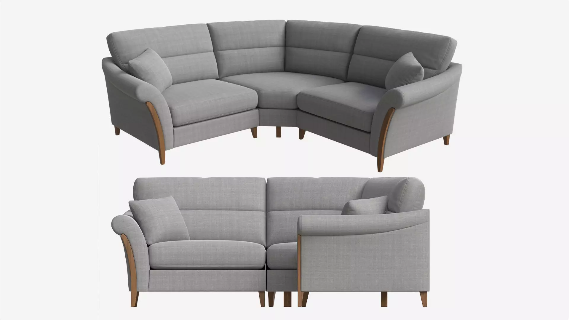 Module Corner Sofa Ercol Trieste 01 3D model_0