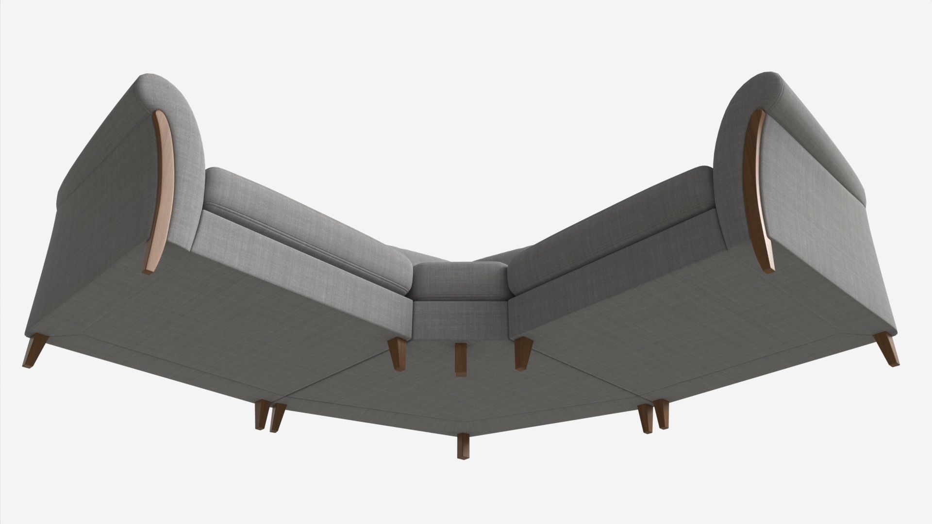 Module Corner Sofa Ercol Trieste 01 3D model_3