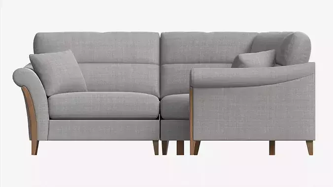 Module Corner Sofa Ercol Trieste 01 3D model 5
