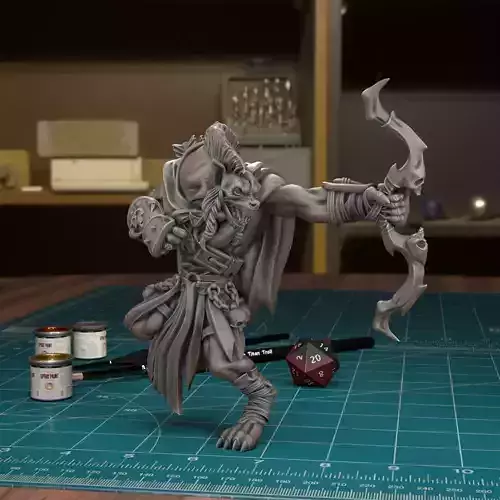 Gnoll Archer 01 - Pre-Supported
