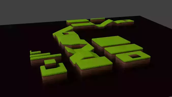 Plataform modular landscape set - Stylized