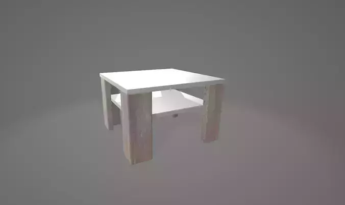 Table 3D model side