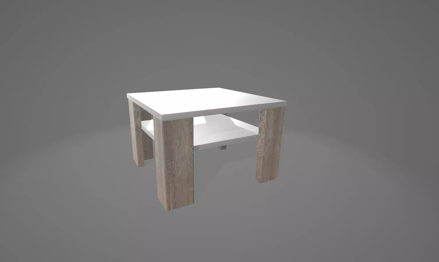 Table 3D model side Low-poly 3D model_0