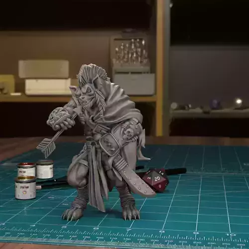 Gnoll Archer 02 - Pre-Supported