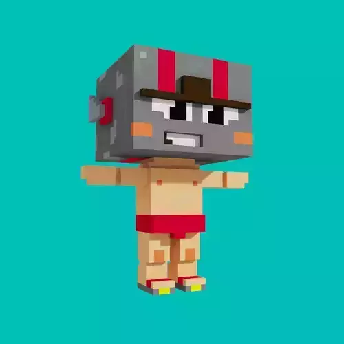 Antman pixel art minecraft character