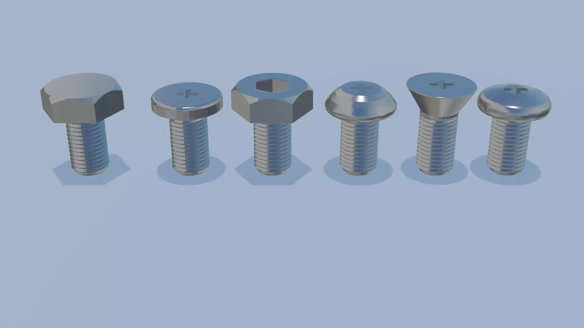 Bolts nut and Free 3D print model