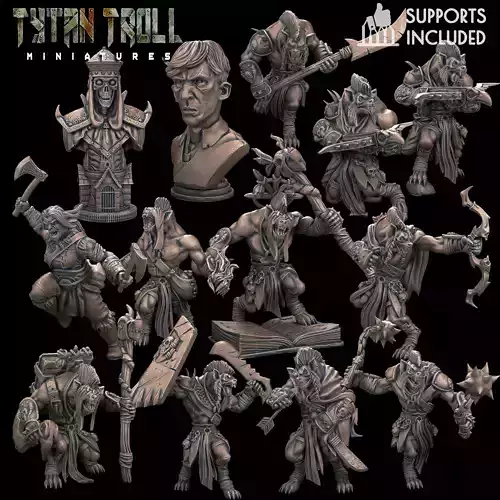 August Bundle - Pre-Supported 3D print model