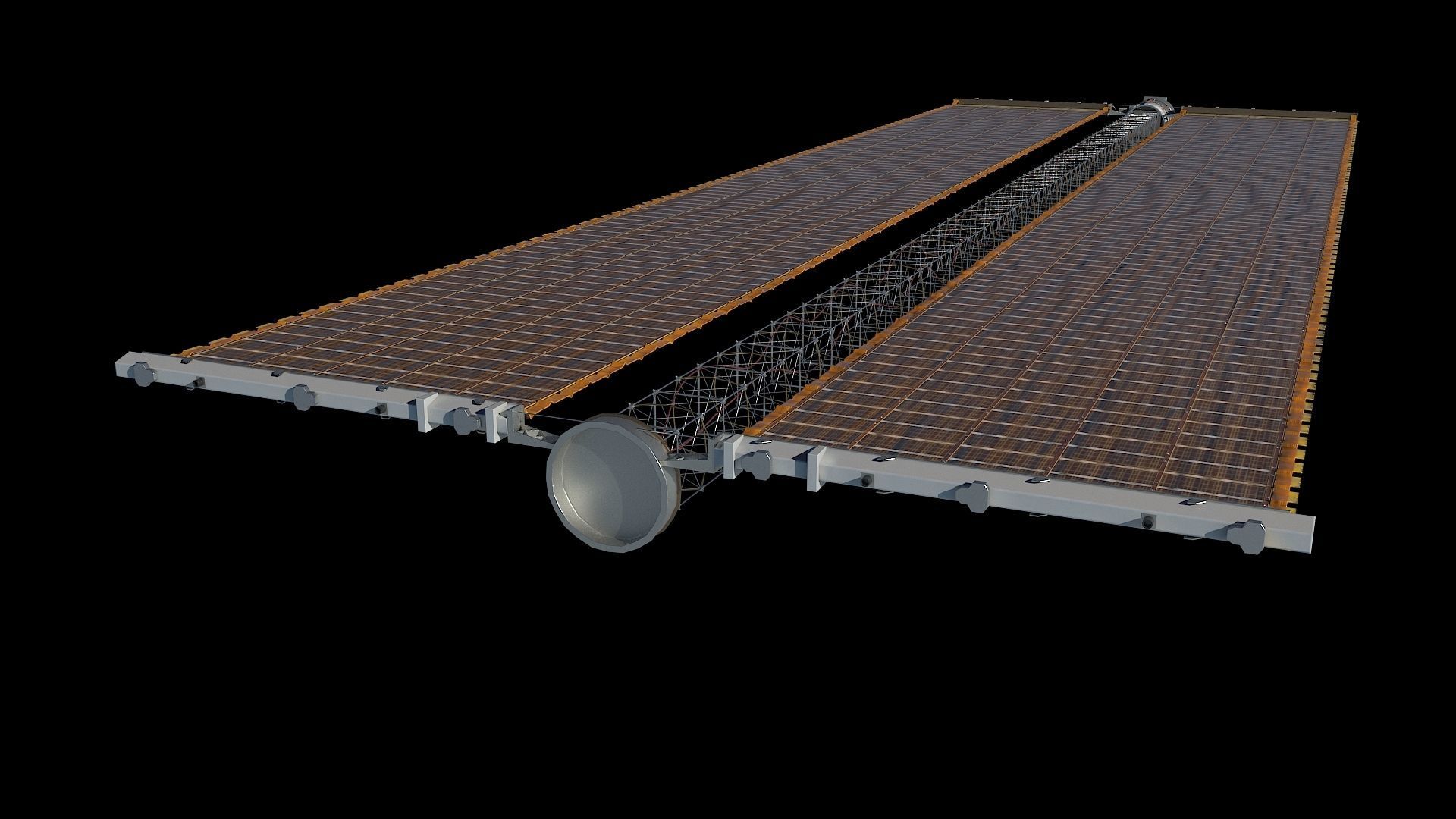 High quality 3d model ISS Solar arrays 3D model | CGTrader