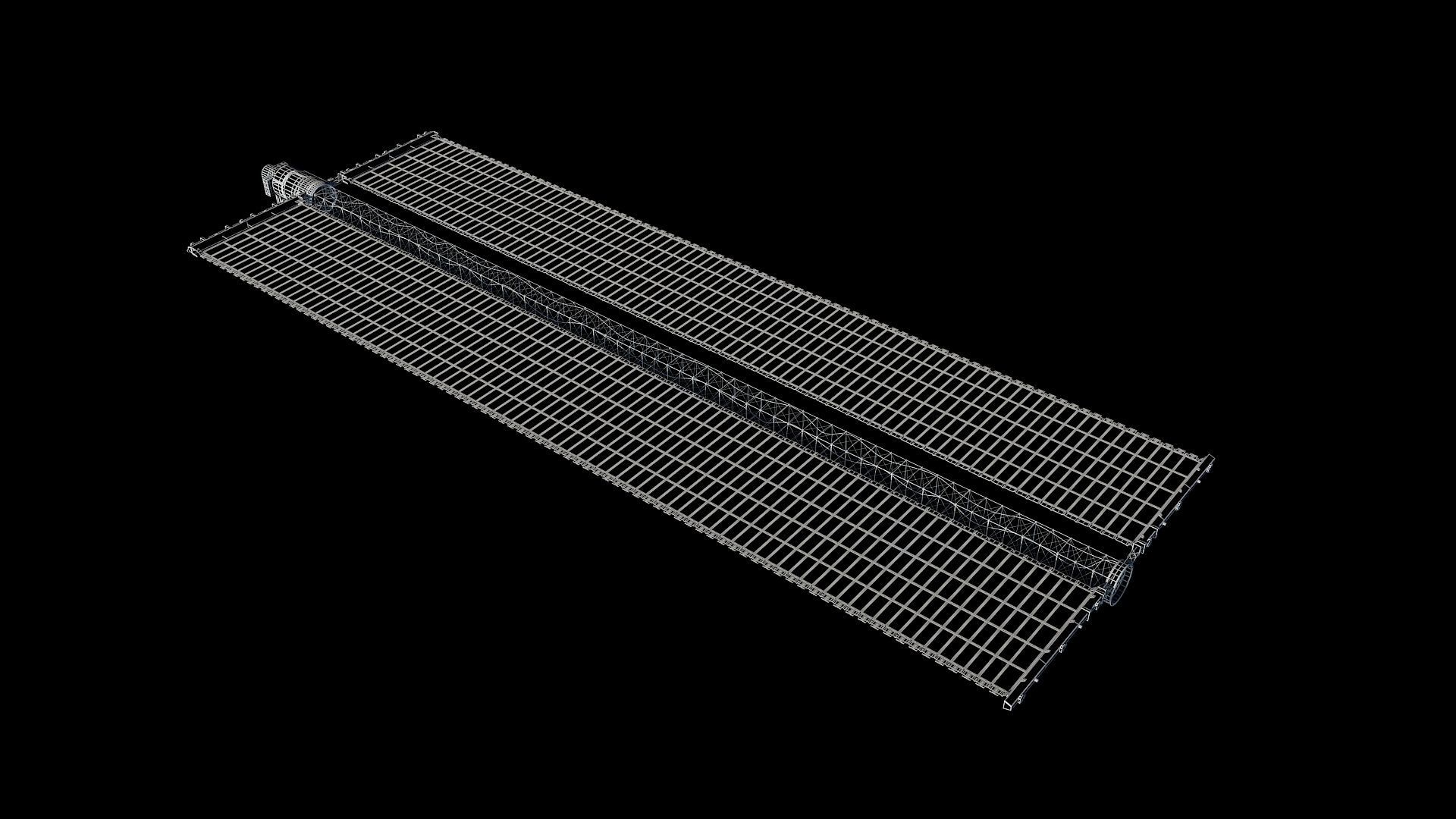 High quality 3d model ISS Solar arrays 3D model | CGTrader