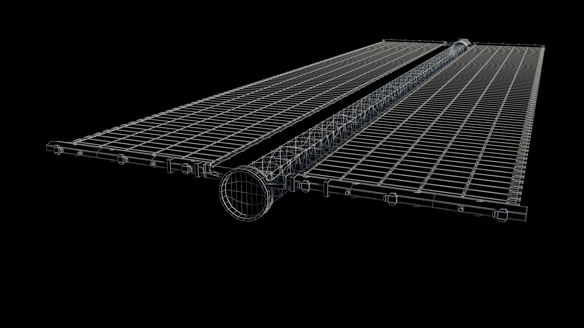 High quality 3d model ISS Solar arrays 3D model | CGTrader