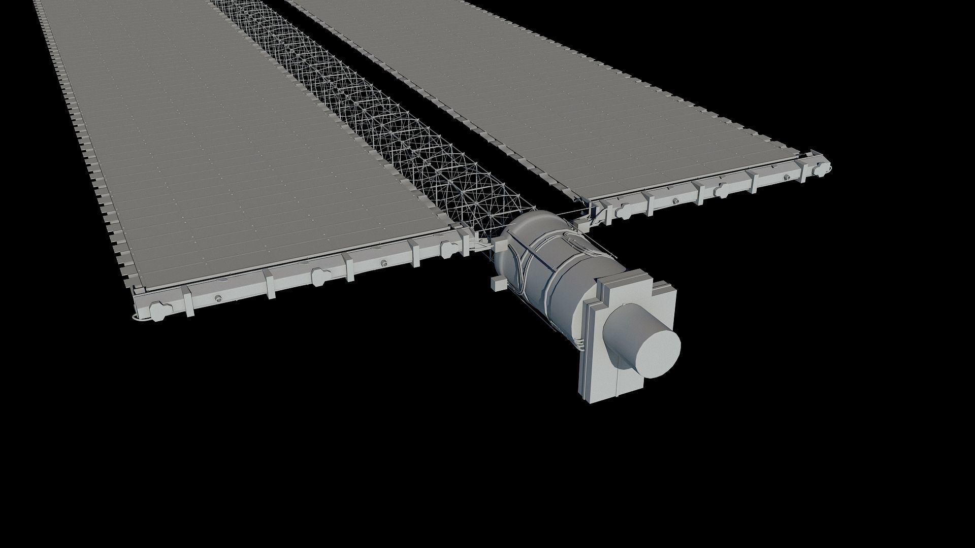 High quality 3d model ISS Solar arrays 3D model | CGTrader