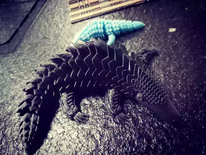 SSD-PRINT-IN-PLACE-PANGOLIN toy armadillo 3D print model