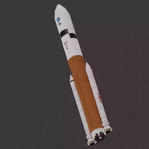 Ares V Rocket 3D model