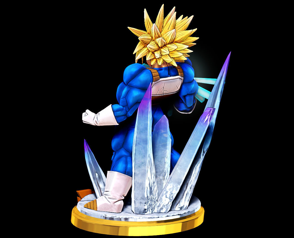 Trunks Super Saiyan Full Power Dragon Ball Z Figure 3D print model_3