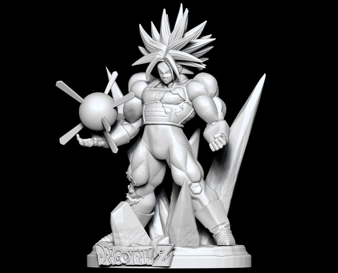 Trunks Super Saiyan Full Power Dragon Ball Z Figure 3D print model_4
