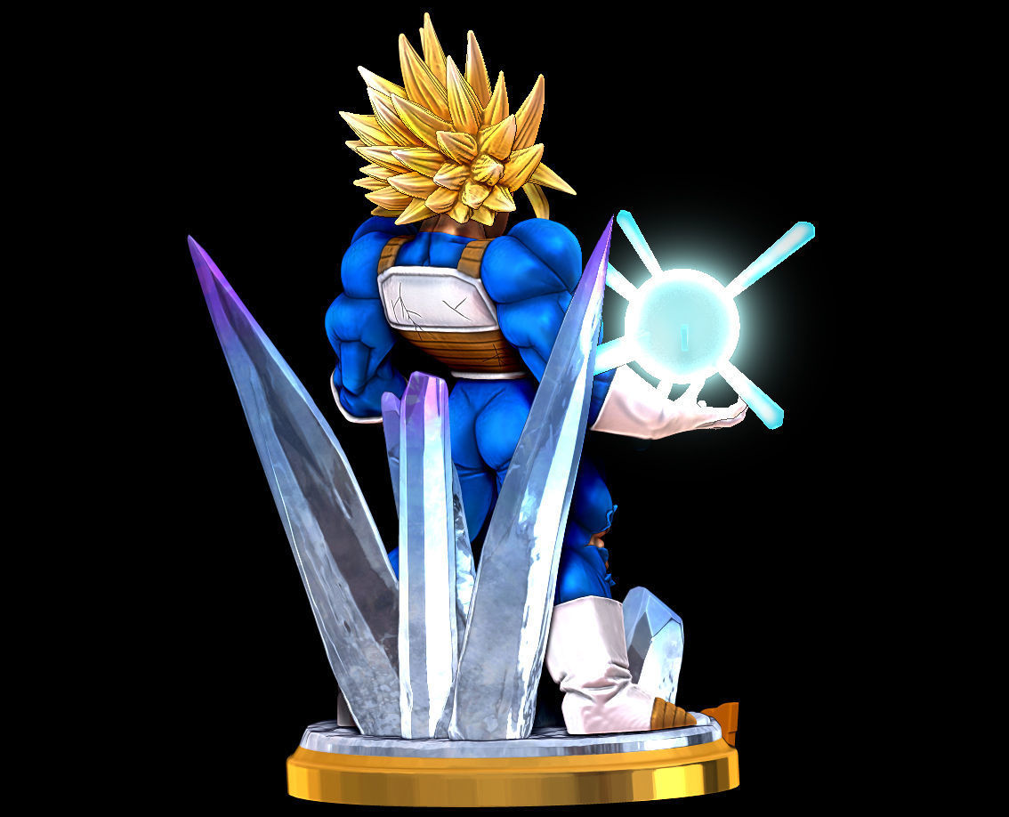 Trunks Super Saiyan Full Power Dragon Ball Z Figure 3D print model_2