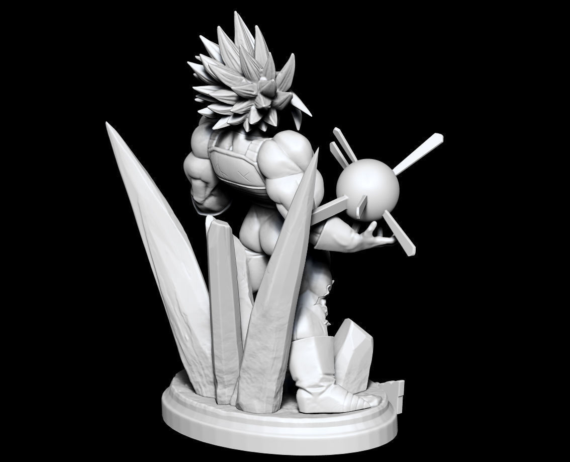 Trunks Super Saiyan Full Power Dragon Ball Z Figure 3D print model_5