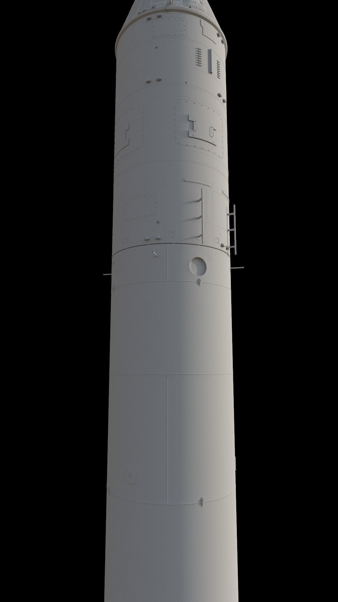High quality 3d model Mercury-Redstone rocket 3D model_8