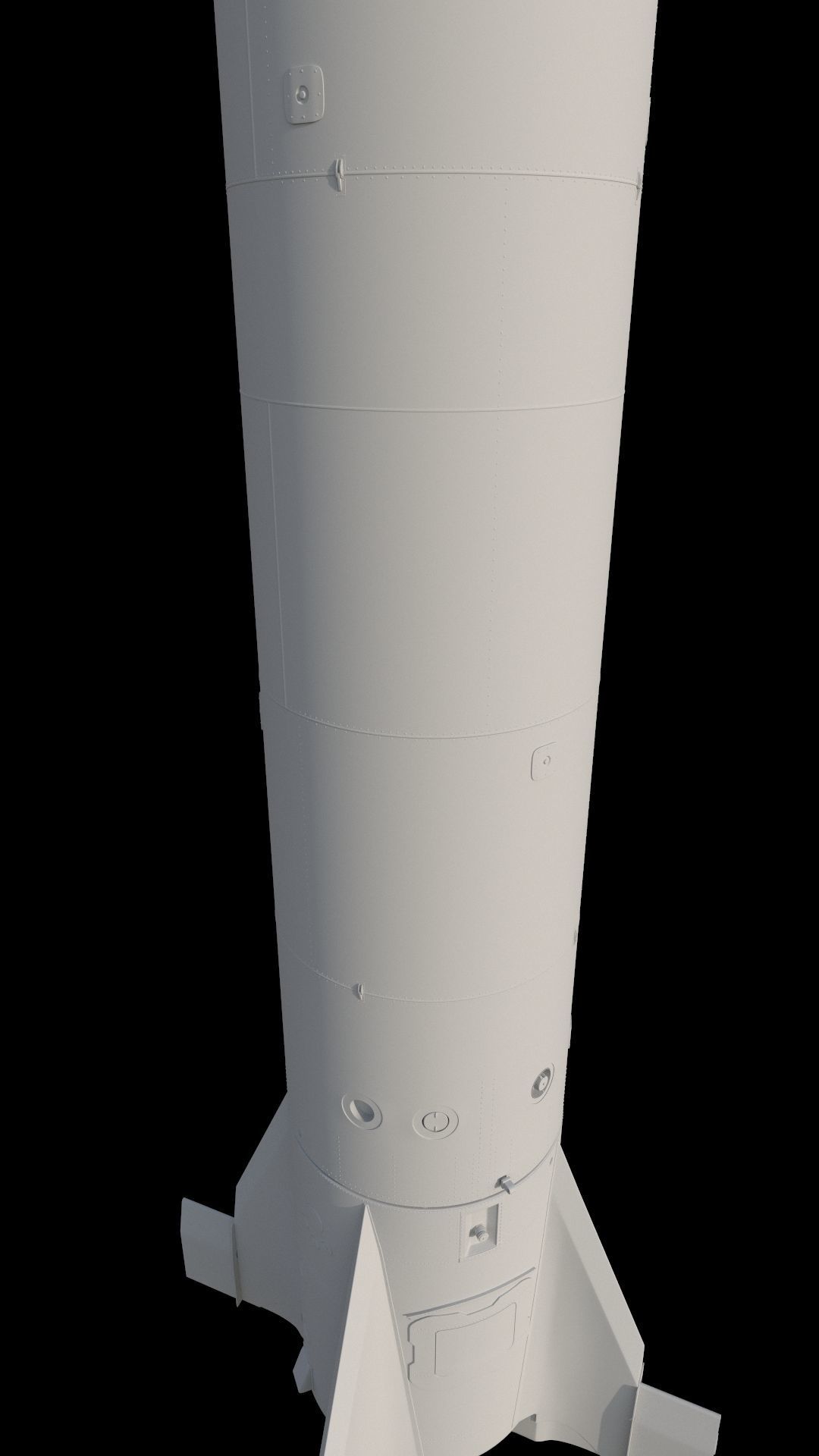 High quality 3d model Mercury-Redstone rocket 3D model_6